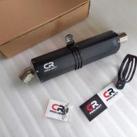 ราคา ท่อไอเสีย CR-PROJECT | Original Cr โครงการ 35 ซม. big volume racing Exhaust Center Tube ทางเข้า 50/51 มม.สีดําแป้งเคลือบวงเล็บคาร์บอนจริง (44658775153)