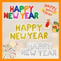 ราคา ลูกโป่งตัวอักษร Happy New Year พร็อพถ่ายรูป สําหรับตกแต่งปาร์ตี้ปีใหม่ 2024 ขนาด 16 นิ้ว (22363321689)