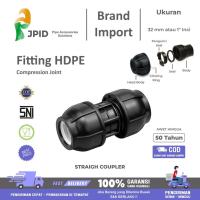 ราคา ข้อต่อตรง HDPE 32mm หรือ 1 นิ้ว | การมีเพศสัมพันธ์ของข้อต่อแบบบีบอัด | การเชื่อมต่อถุงเท้าวัสดุ PP (53102162182)