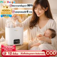 ราคา MINIBEIGEตู้อบขวดนม LED เครื่องนึ่งขวดนม เครื่องอบแห้งขวดนม เครื่องนึ่งขวดนม 3ชั้น ไอน้ำ รุ่นดิจิตอล อุ่นนมได้ (24285807532)