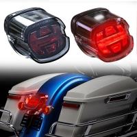 ราคา ไฟท้ายสำหรับ Harley 883 1200 Softail Fat Boy Glide ไฟท้ายไฟสัญญาณ LED (29785995852)