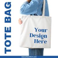 ราคา CUSTOM Tote Bag Canvas Muji Style Large Custom Printing Cetak Bag (26942143822)