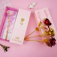 ราคา พร้อมส่ง ดอกกุหลาบสีทอง สีทอง24K งานแต่งงาน ดอกกุหลาบ ดอกไม้วาเลนไทน์ ของขวัญปัจฉิม ครบรอบ แฟน รัก (4167713359)
