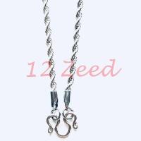 ราคา สร้อยคอห้อยพระสแตนเลส ลายเกลียวเพชร ขนาด 2 มิล สแตนเลสแท้ 100% สร้อยสวมคอ เครื่องประดับ stainless steel (4036516067)