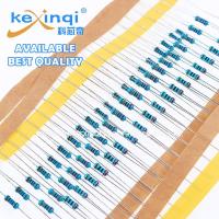 ราคา 100 ชิ้น 1/4W ตัวต้านทานฟิล์มโลหะ 270K ~ 10M 270K 470K 750K 1M 4.7M 10M 1% Ohm สีแหวนต้านทาน (47607514976)