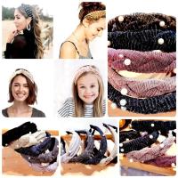 ราคา คาดผมผ้าวิ๊งๆปักมุกมีหลายสีสวยๆสต็อกพร้อมส่ง (8267630175)