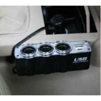 ราคา ช่องขยายจุดบุหรี่ภายในรถยนต์ 3 ช่อง+USB Car Charger (5843600102)
