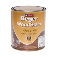 ราคา Beger สีย้อมไม้ เงา Beger Woodstain Supreme G9101 Burmese Teak (1/4กล) (29250998425)