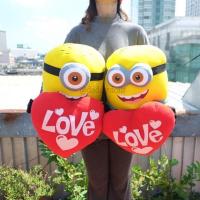 ราคา ตุ๊กตา Dave เดฟ & Carl คาร์ล ถือหัวใจ 18นิ้ว Minions มินเนี่ยน Minion มินเนียน Valentine วาเลนไทน์ ของขวัญวาเลนไทน์ (136488075)