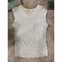 ราคา เสื้อกั๊กแบบสวมไหมพรมสีขาวครีม (23380536895)