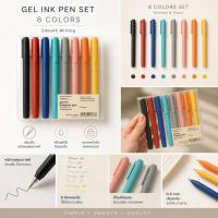ราคา ปากกา Muji COMPACT GEL INK BALLPOINT PEN SET (57859972770)