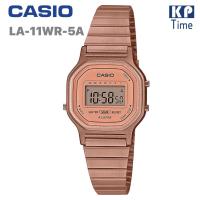 ราคา Casio นาฬิกาข้อมือผู้หญิง สีพิ้งค์โกลด์ สายสแตนเลส รุ่น LA-11WR-5A ของแท้ประกันศูนย์ CMG (16366112279)