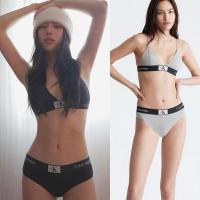 ราคา Calvin Klein 1996 Set Bralette + Bikini ชุดชั้นในเข้าเซ็ต (26467731811)