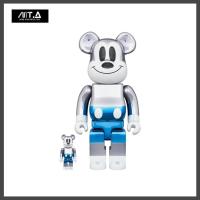 ราคา พร้อมส่ง MTA. Bearbrick B MICKEY MOUSE BLUE Ver. 100％ + 400％ (46010570800)