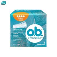 ราคา O.B. โอ.บี. ผ้าอนามัยแบบสอด โปร คอมฟอร์ท ซุเปอร์ 8 ชิ้น ผ้าอนามัยแบบสอด (15197165494)
