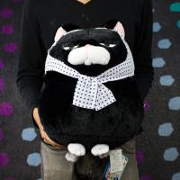 ราคา ตุ๊กตา Hige Manjyu ตัว Kuromame ยาว 40 ซม. นำเข้าจากญี่ปุ่น (235066676)