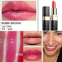 ราคา CODE: NEWIMWZ ลิปสติก BOBBI BROWN lip color#MINI สี pink 6NO Box (2490761641)