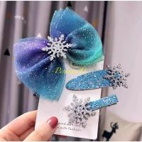 ราคา Frozen Elsa Princess Girls Kids Hair Accessories กิ๊บติดผม กิ๊บติดผม (Hiasan Pin Rambut Kanak) (20589489932)