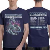 ราคา ใหม่ SCORPIONS 60 YEARS TOUR เสื้อยืดผู้ชาย เสื้อยืดสุดเจ๋ง คอวี แขนสั้น เสื้อผ้าคลาสสิก (41678484312)