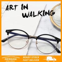 ราคา (HENGHA) แฟชั่นเกาหลี ครึ่งกรอบ สายตาสั้น กรอบแว่นตา ย้อนยุค ป่า เปลี่ยนเลนส์ได้ แว่นตาผู้หญิง / ผู้ชาย (16954525272)