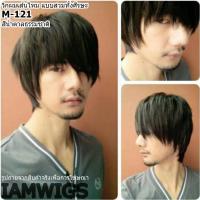 ราคา วิกผมผู้ชาย แบบเส้นไหมทนความร้อน รุ่น M-121 สีน้ำตาลธรรมชาติ (144187048)