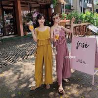ราคา เซตสายเดี่ยวอัดพลีท+กางเกงอัดพลีท (2284109301)