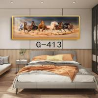 ราคา รูปภาพม้ามงคล ภาพติดหัวเตียง ขนาด40*95cm. เสริมฮวงจุ้ย ภาพวาดตกแต่งผนัง แต่งห้อง ตกแต่งห้องนอน ภาพติดผนัง (27157958620)