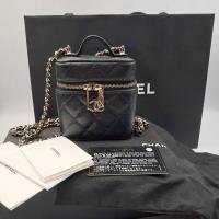 ราคา CHANEL VANITY MINI BLACK CAVIAR Holo 31 22c (47053573080)
