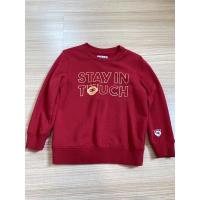ราคา ส่งต่อเสื้อกันหนาวแขวยาว Giordano แท้ ของเด็กชาย สีแดง สกรีนทอง size 100 (2-3 ขวบ) ส่งฟรี (14724340047)