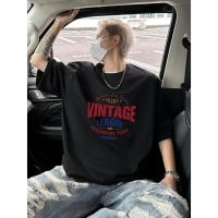 ราคา เสื้อยืดแขนสั้น วินเทจ สไตล์เกาหลีoversize cotton 100% (42718023531)