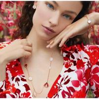 ราคา ZP 22400 ️ VCA VCA New Lucky spring Series Ladybug Bracelet (46909284201)
