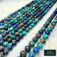 ราคา Wara Crystal - หินอะซูไรต์มาราไคต์ (Azurite Malachite) 1เส้นยาว (24163214409)