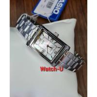ราคา นาฬิกาผู้หญิง Casio หน้าปัดมุกอมชมพู LTP-1234 รุ่น LTP-1234DS-4A / LTP-1234DS-4 (27326336046)