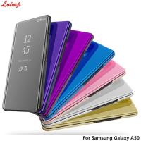 ราคา FLIP COVER MIRROR/CLEAR VIEW STANDING SAMSUNG A01 (28237910978)