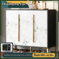 ราคา เข้าใหม่ ตู้รองเท้า ตู้วางรองเท้า ลายหินอ่อน สีเทา วัสดุไม้ หลากหลายฟังก์ชั่น ป้องกันฝุ่น จุของได้เยอะ (25907154043)