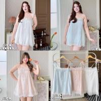 ราคา เสื้อสายเดี่ยวผูกไหล่ ผ้าโรซี่ลายดอก แต่งชายระบายลูกไม้สุดน่ารัก สาวอวบ อก38-50นิ้ว เสื้อสาวอวบ (53750937730)