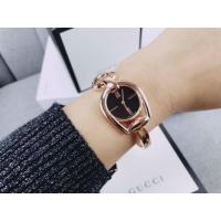ราคา GUCCI Horsebit Black Dial Rose Gold PVD Ladies Watch (2315470664)