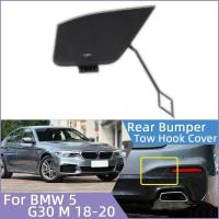 ราคา สําหรับ BMW 5 Series G30 M Sport 525i 528i 530i 540 2018-2020 ด้านหลังกันชน Tow Hook Eye ฝาครอบตัดหญ้า Hauling Trailer ฝาปิด Trim (56557998986)