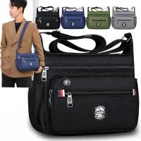 ราคา BM-shop: กระเป๋าสะพายไหล่ สะพายข้าง แต่งซิป อเนกประสงค์ สําหรับผู้ชาย มีหลายช่องใส่ของได้เยอะ man994 (44302144636)