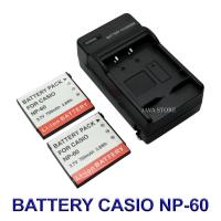 ราคา CNP-60 \ CNP60 \ NP60 Battery and Charger For Casio Exilim EX-S10,EX-S12,EX-FS10,EX-Z29,EX-Z80,EX-Z85,EX-Z90 (43180351484)
