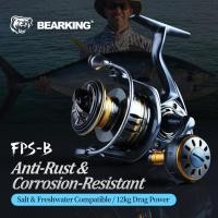 ราคา BEARKING FPS-B รอกตกปลาน้ําเค็มรอกตกปลา Jigging reel 1000-6000 9+1BB 5.2:1 ลากสูงสุด 12KG Water-Proof Reel (46757331074)