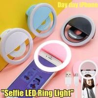 ราคา ไฟวงแหวน LED ไฟถ่ายรูป ไฟเซลฟี่ ไฟวงแหวนเซลฟี่แบบหนีบกับโทรศัพท์มือถือ สำหรับโทรศัพท์ LED Selfie Ring Light (23513712846)