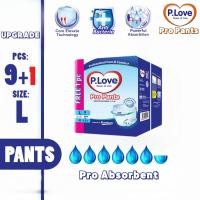 ราคา ผ้าอ้อมกางเกง P.Love Pro - L9+1/M10 / XL8 (1 แพ็ค) (52410355487)