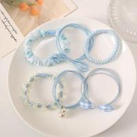 ราคา 6ชุดแหวนผมรวมกันยางรัดขนาดเล็กหัวเชือกหญิงน่ารักเชือกผมโมริผูกผมอารมณ์ผมหางม้าสูงอุปกรณ์ผมหญิง3.27 (57058754681)