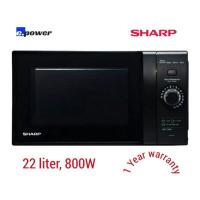 ราคา SHARP​ ไมโครเวฟ R-2221G-K (สีดำ), 22​ ลิตร, 800W (9431830394)