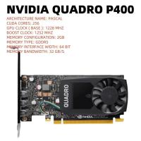 ราคา NVIDIA Quadro P400 2GB GDDR5 PCIe กราฟิกการ์ด 3 พอร์ตจอแสดงผลขนาดเล็ก GPU (45058789458)