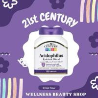 ราคา 21st century acidophilus 100capsules สินค้านำเข้าจากอเมริกา exp.2028 (52255825515)
