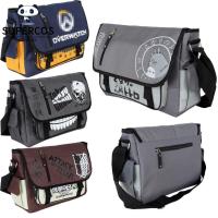 ราคา กระเป๋าเป้สะพายหลังอุปกรณ์ต่อพ่วงอะนิเมะ Attack on Titan Satchel Tokyo Ghoul เพื่อนบ้านของฉัน Totoro Overwatch Messenger กระเป๋าสองมิติ Overwatch กระเป๋านักเรียน (29351376642)