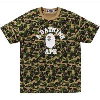 ราคา ♞BAPE ABC CAMO COLLEGE TEE - GREEN TYR (41055380592)