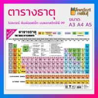ราคา แผ่นโปสเตอร์ ตารางธาตุ A3, A4 และ A5 โปสเตอร์ พิมพ์ออฟเซ็ท บนพลาสติกพีพี PP คุณภาพดี หนา 200 ไมครอน (0.2 มม.) (9727845302)